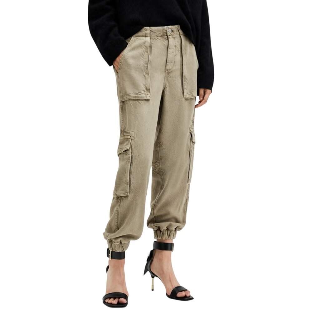 ALLSAINTS Frieda Twill Cargo Joggers SIZE M/L WITH TAGS